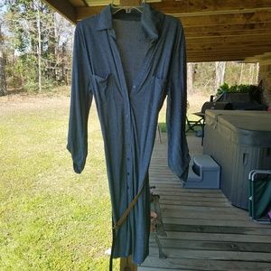 Pocket Denim Style Dress